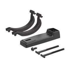 Thule 889-9 Fastride adapter front view, compact black design for cycling