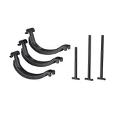 Thule 889800 bike square bar adapter on rack for secure square bar fit.