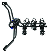 Thule 911XT Passage 3 bike trunk mount setup demonstrates secure three-bike transport