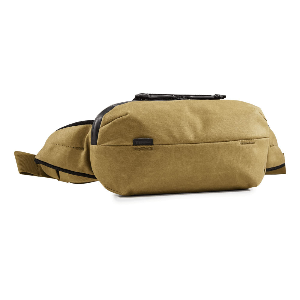 Thule Aion sling bag Nutria front view shows compact, quick-access design.
