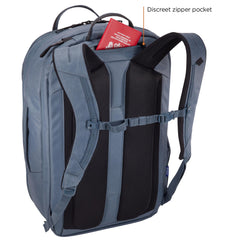 Thule Aion Travel Backpack 40L top pocket view demonstrates quick-access essentials.