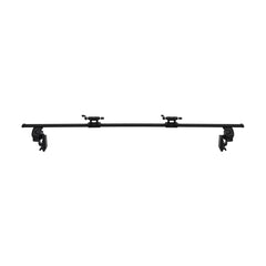 Thule Bed Rider Pro showing the bike secured during travel on a truck bed.
