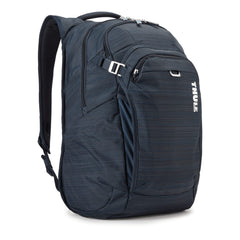 Thule Contruct Backpack 24L laptop pocket secures a 15.6-inch laptop for commuting.