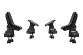 Thule DockGlide kayak loading saddles enable smooth, centered loading.