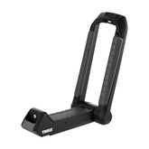 Thule Hull-a-Port Aero kayak on rack with secure transport.