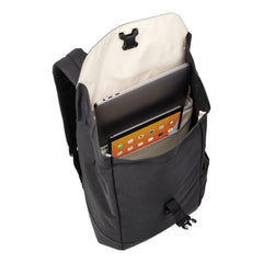 Thule Lithos 16L padded laptop pocket fits a 16-inch device.
