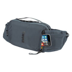 Thule Rail Hip Pack 2L soft-lined pocket for easy phone access