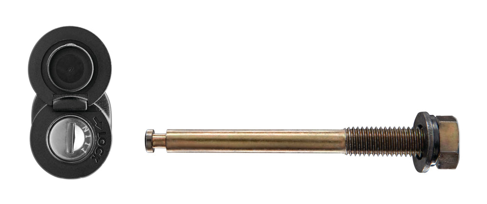 Thule Snug Tite Lock securing hitch carrier to vehicle, reducing wobble and movement