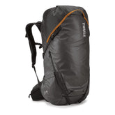 Thule Stir 35L Obsidian front view for rugged hiking use