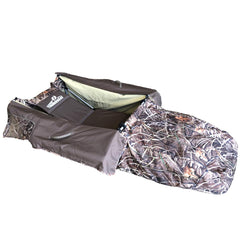 THUNDERBAY Band Collector foldable layout blind padded seat and headrest for all-day comfort.