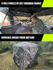 THUNDERBAY camouflage pattern blends with habitat for deer and turkey.