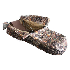 THUNDERBAY Lay Flat Duck Blind aluminum frame demonstrates durable support for long days in the field.