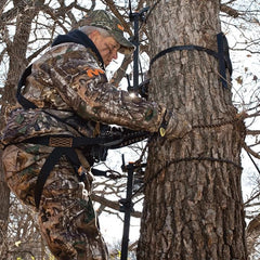 THUNDERBAY Prussik knot enhanced maneuverability aids flexible positioning in treestands.