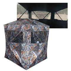 THUNDERBAY Spur Collector roomy two-person blind setup for field hunts.