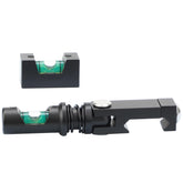 Thwackor foldable scope level folding mechanism for quick setup and stable readings.