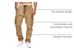 THWEI cargo pants side pockets for quick-access essentials during outdoor activities.