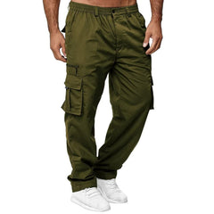 THWEI men's cargo pants front view for versatile daily wear.