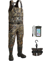 TIDEWE hunting wader bootfoot setup for quick gear access