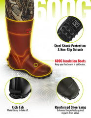 TIDEWE waders inner zip pocket secures essentials on outdoor trips