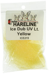 TIEMCO Hairline Dubbing UVLT Yellow adds sparkle to fly patterns.