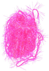 TIEMCO Hairline Dubbing UV polar chenille in medium FL Fuchsia 131 glows in sunlight.