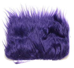 TIEMCO Hareline Pseudo Hair Purple close-up reveals fine fibers perfect for tapered flies.