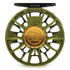 TIEMCO Ross Animus Matte Olive 7/8 reel - front view