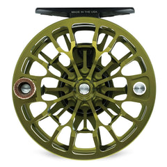 TIEMCO Ross Animus Matte Olive 7/8 reel - side view