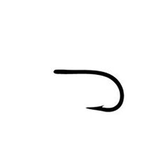 TIEMCO TMC 105 hook with straight eye and reversed bend for precise tying