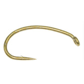 TIEMCO TMC 2487 hook with curve-eye is ideal for shrimp and caddis pupae.