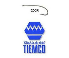 TIEMCO Umpqua TMC 200R hook with bronze finish, ideal for durable nymph and dry fly patterns.