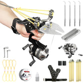 TIETHEKNOT fishing slingshot reel assembly for smooth casting and reliable fishing.