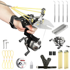 TIETHEKNOT fishing slingshot reel assembly for smooth casting and reliable fishing.