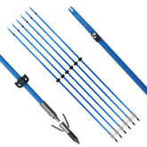 TIGER ARCHERY bowfishing arrow blue shaft boosts water visibility for easier aiming.