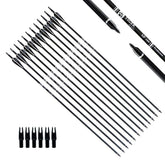 TIGER ARCHERY carbon arrow 30-inch pack ready for durable target practice