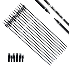 TIGER ARCHERY carbon arrow 30-inch pack ready for durable target practice