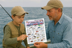 Tightlines waterproof chart withstands rain and spray on offshore trips