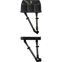 TightSpot Pivot quiver 5-arrow in black offers lightweight balance for quick follow-up shots.