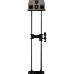 TightSpot Quiver Lite Granite RH front view showing five-arrow capacity and quick-draw access.