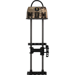 TightSpot Rise quiver for 5 arrows on Mossy Oak DNA enhances balance and rapid access
