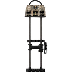 TightSpot Rise quiver with Real Tree Edge hood provides durable protection and quick access.