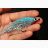 Tigofly 10-piece fly lures in holo silver finish with 1/0 hooks