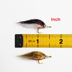 Tigofly wounded minnow fly color 3 - 1.5 inch, size #8