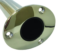 Tigress Economy flush-mounted rod holder in stainless steel for a clean boat appearance.