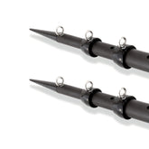Tigress XD center rigger eyelets showing corrosion-resistant 316 stainless steel.
