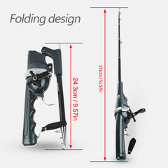 Tiiyee pocket rod folded compact, easy to pack for travel.