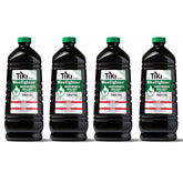 TIKI BiteFighter 100oz bottle front view for spill-free outdoor lighting.