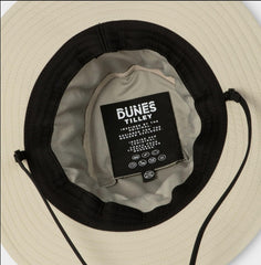 Tilley Dunes Explorer Hat Sand fabric close-up showing durable weave