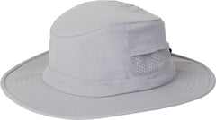 Tilley Endurables Dunes Explorer Hat in Dusty Purple, front view for sun protection and lightweight comfort.