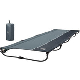 Timber Ridge 20s quick-set-up cot frame open for instant camp sleep comfort.